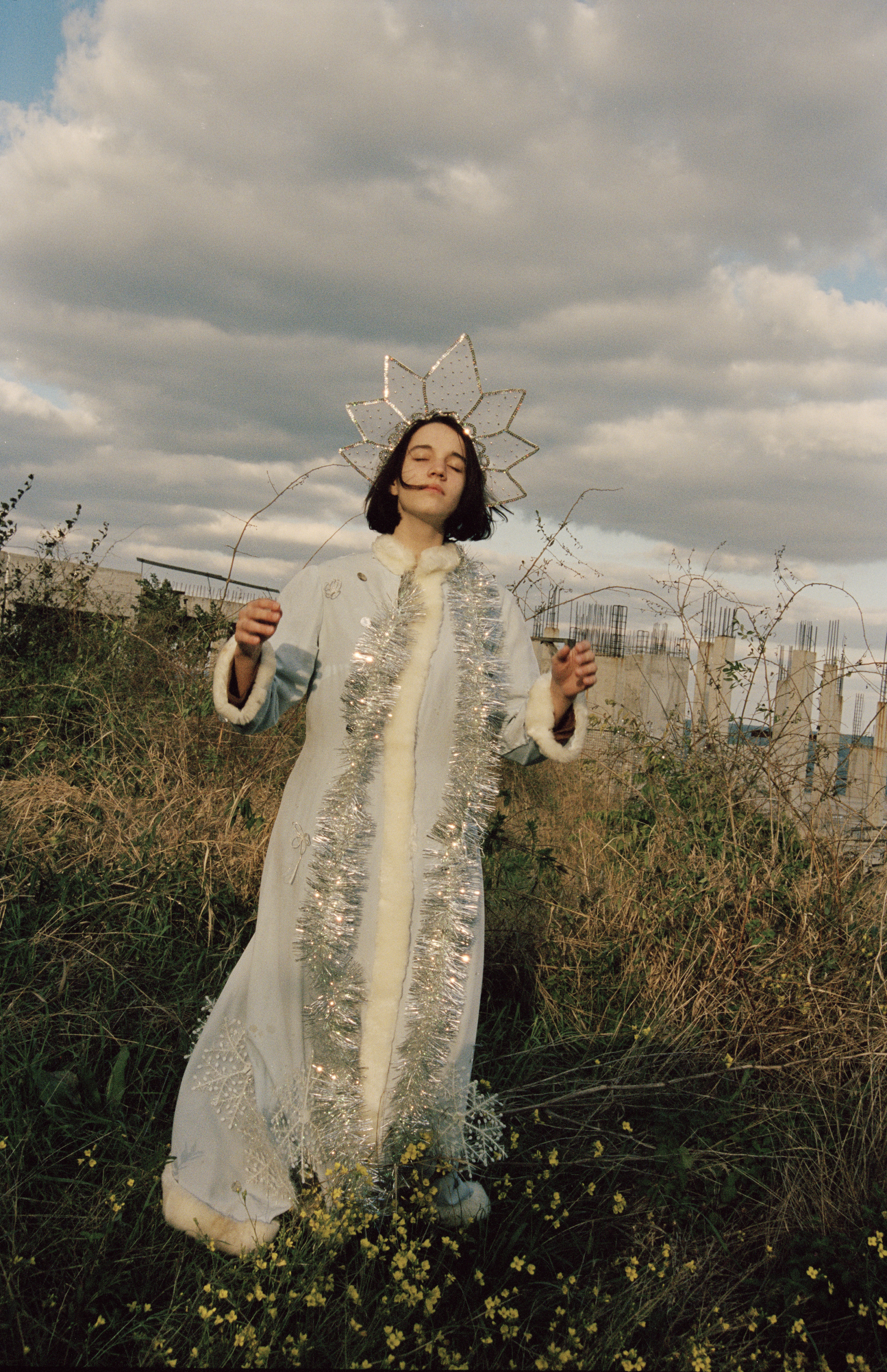 person in a meadow odesa