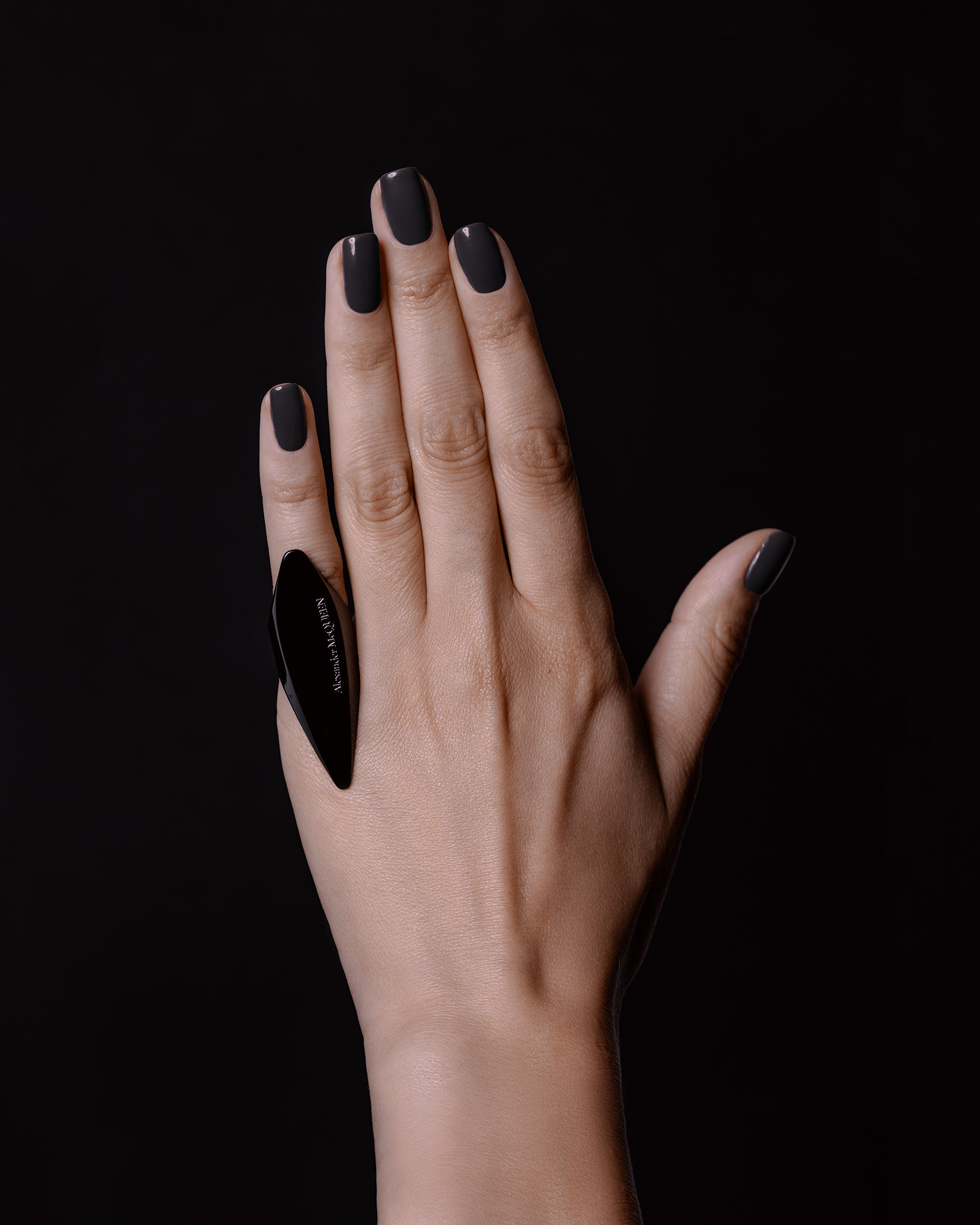 winter style accessories charcoal ring