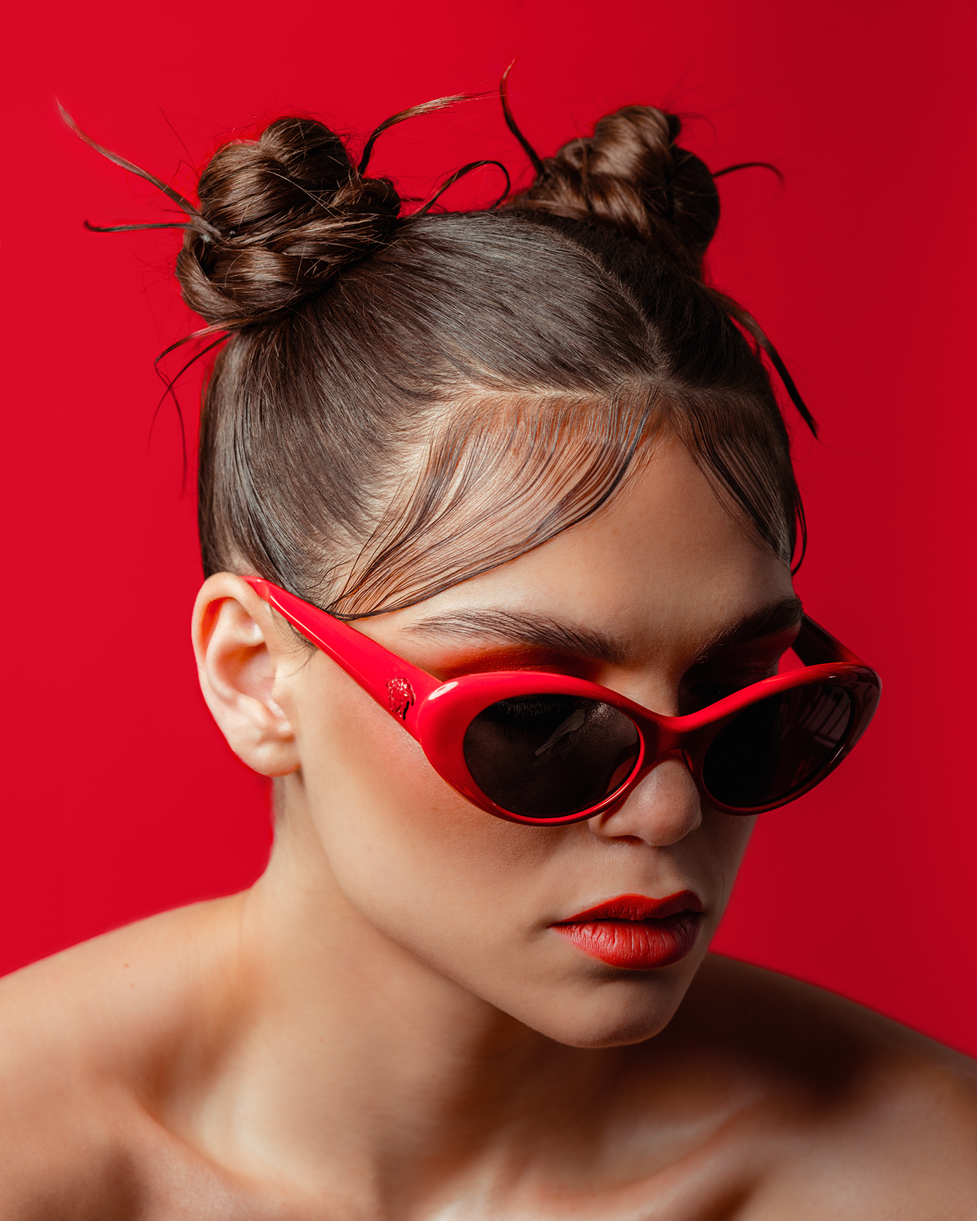 winter style accessories fire glasses