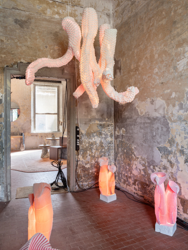 osangmin studio knitted lights