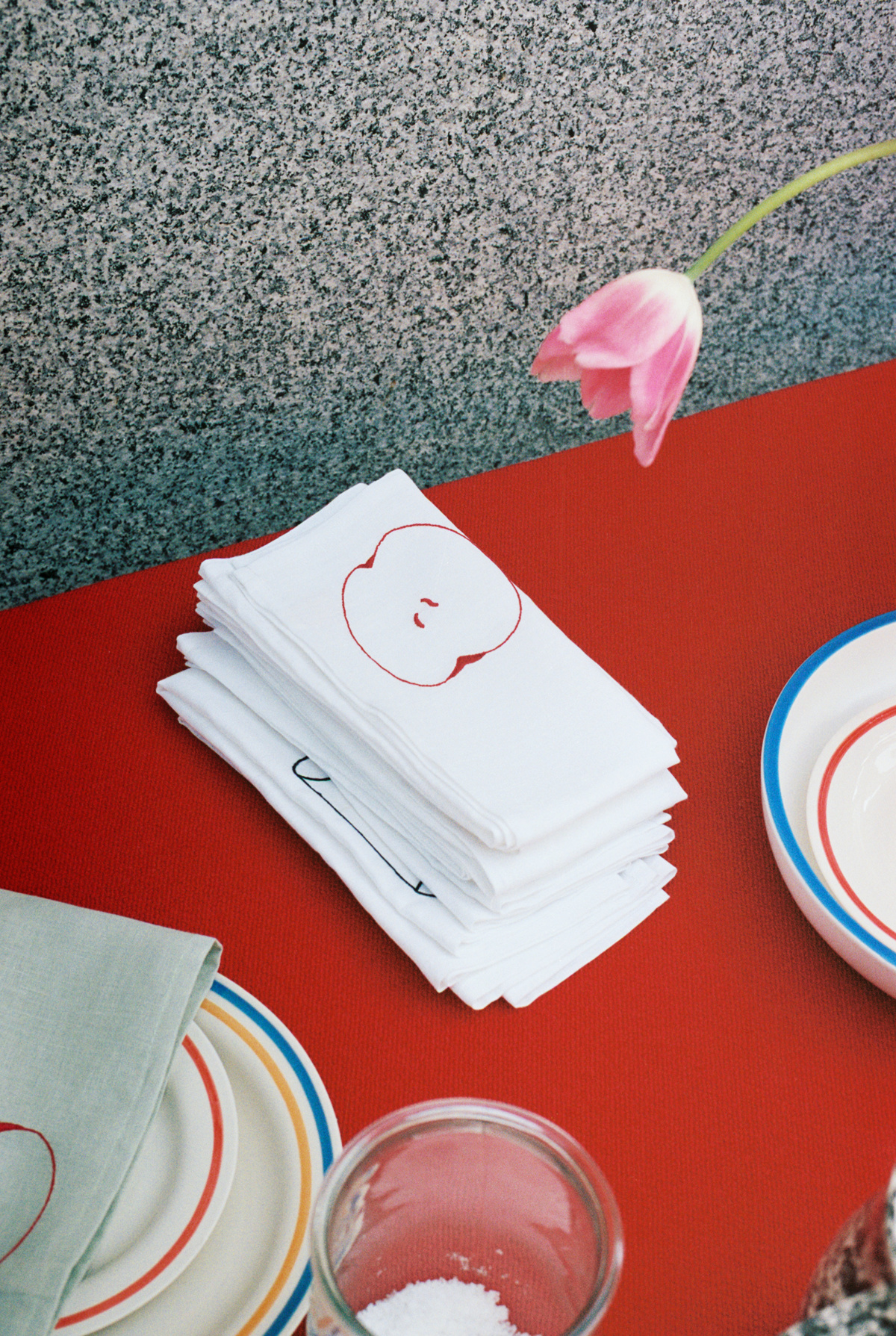 Sobremesa Napkin Set of 4 white