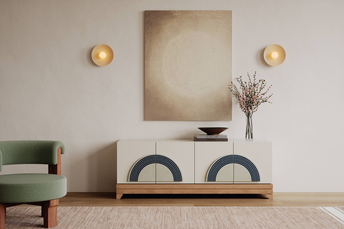 Michele Quan Painted Credenza