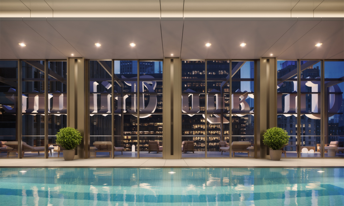 Tribune Tower pool gettys group