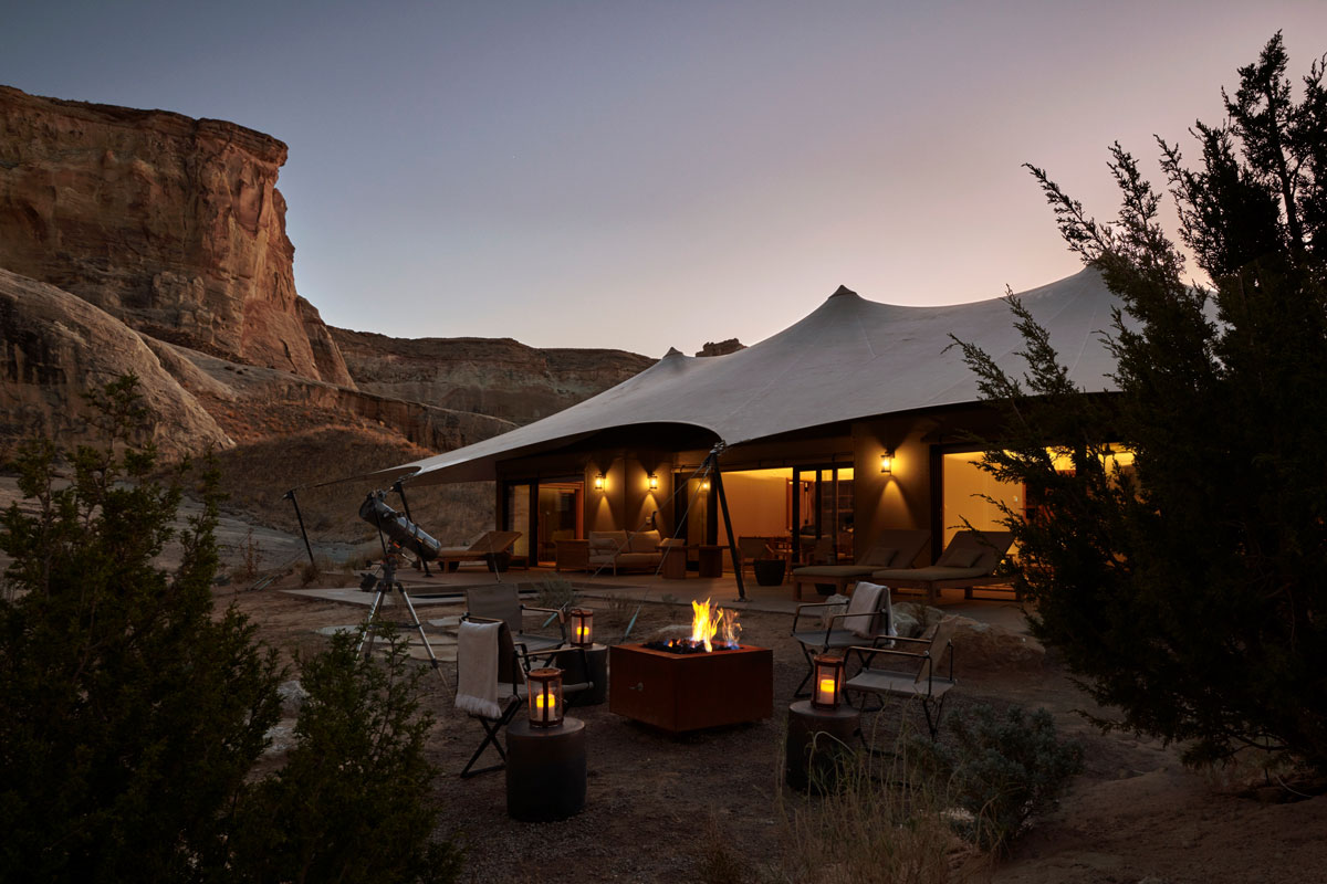 camp sarika tent 10 fire pit