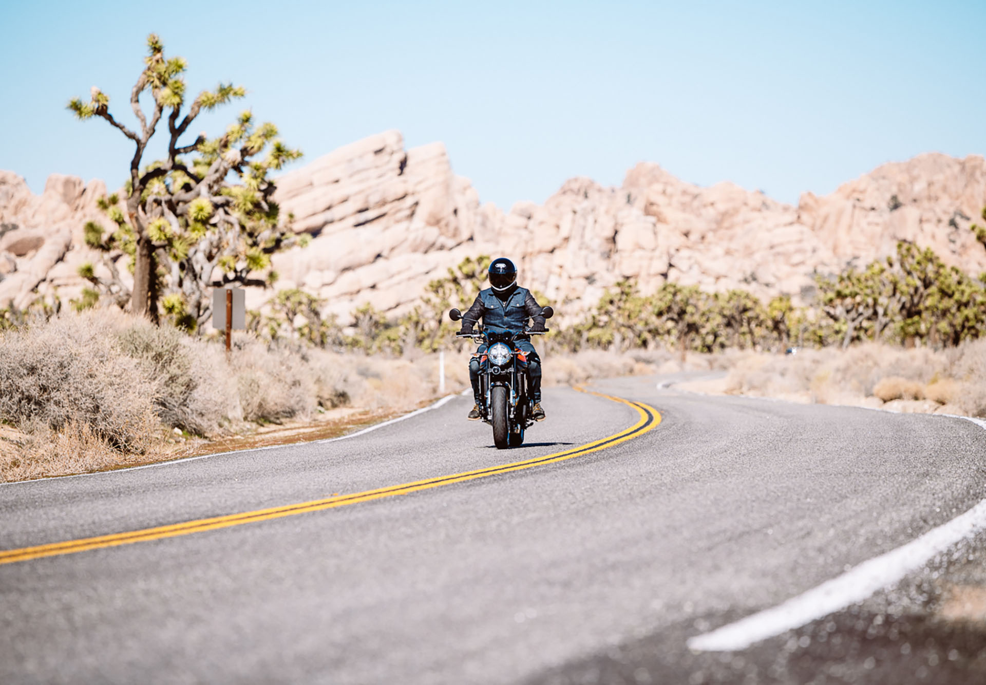 Kawasaki in Joshua Tree