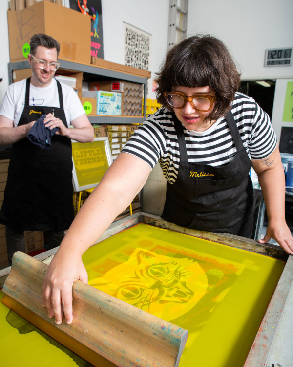 creative partnership little friends of printmaking sixtysix magazine