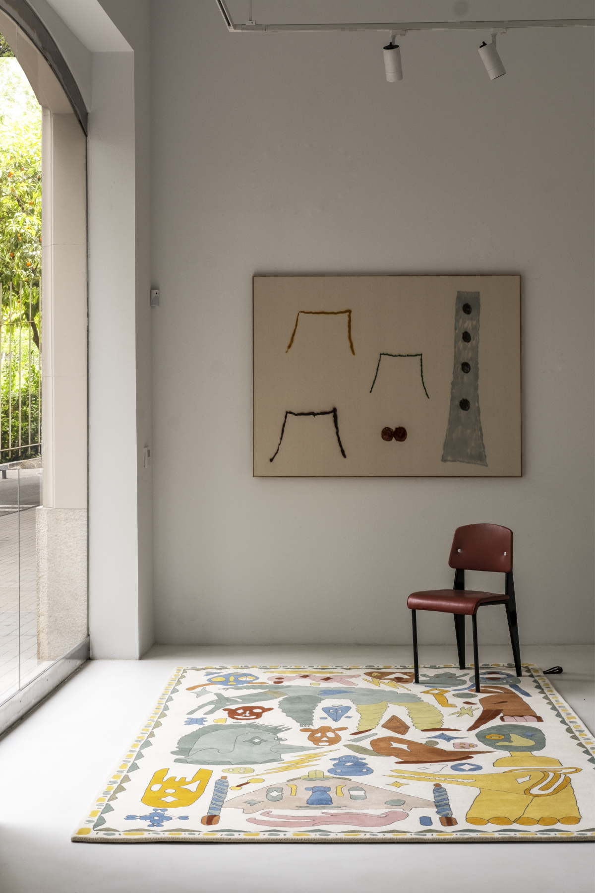 jaime hayon troupe rug for nanimarquina