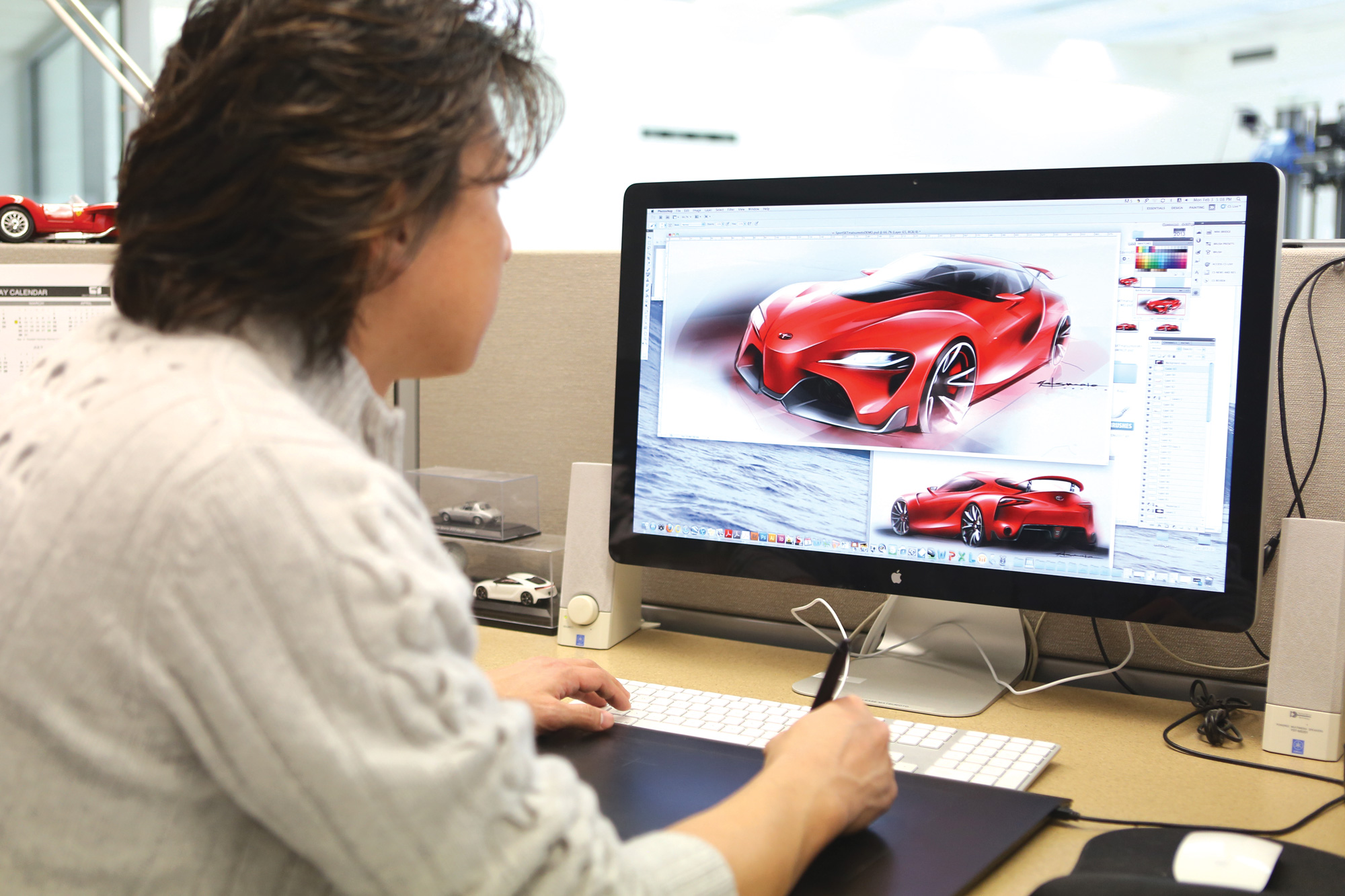 sixtysix mag toyota design supra tablet