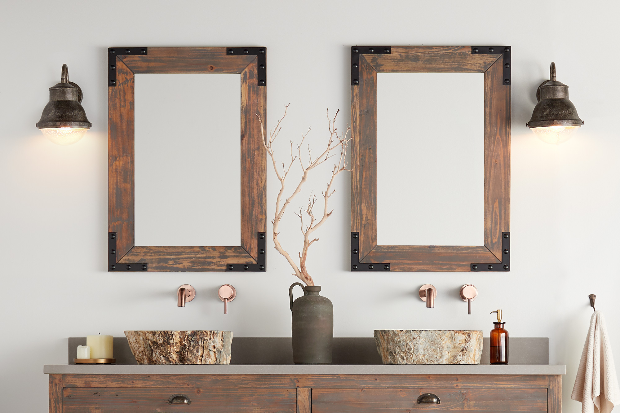 sixtysix signature hardware wabi sabi sink cabinet