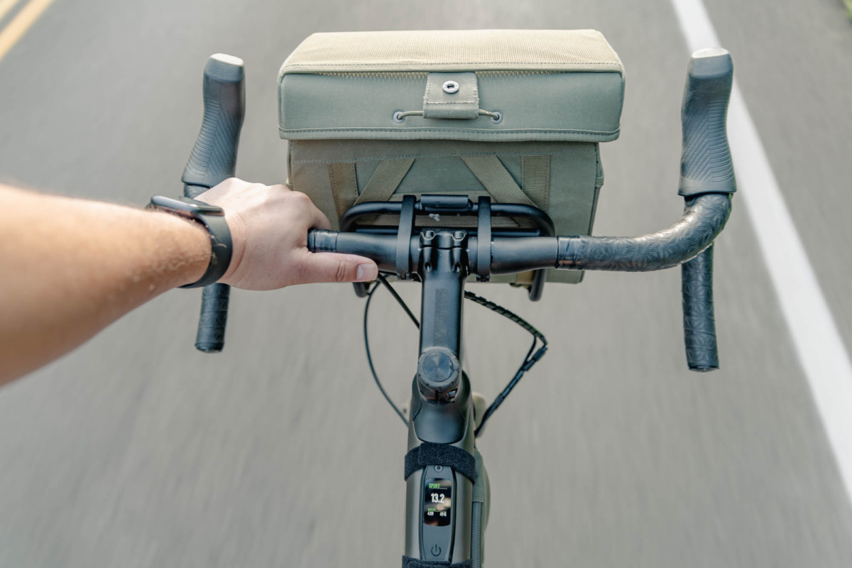 specialized handlebars on the road
